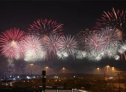 甘洛县焰火晚会